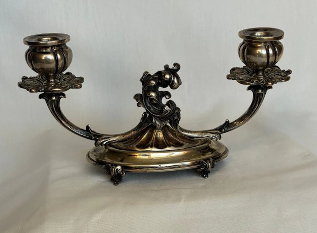 Zanetti & Pellegrini Milano - Candelabrum - .800 silver