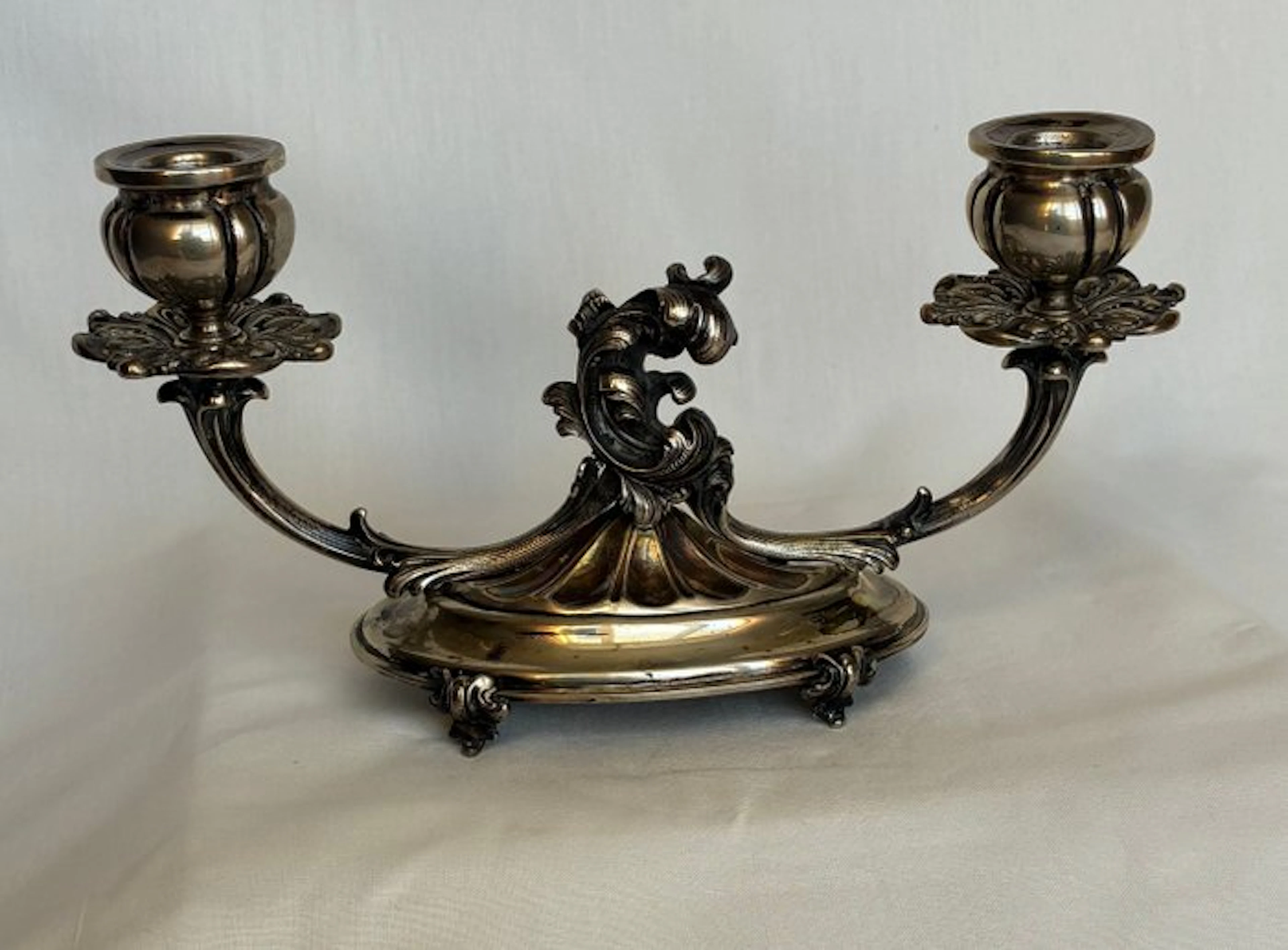 Zanetti & Pellegrini Milano - Candelabrum - .800 silver