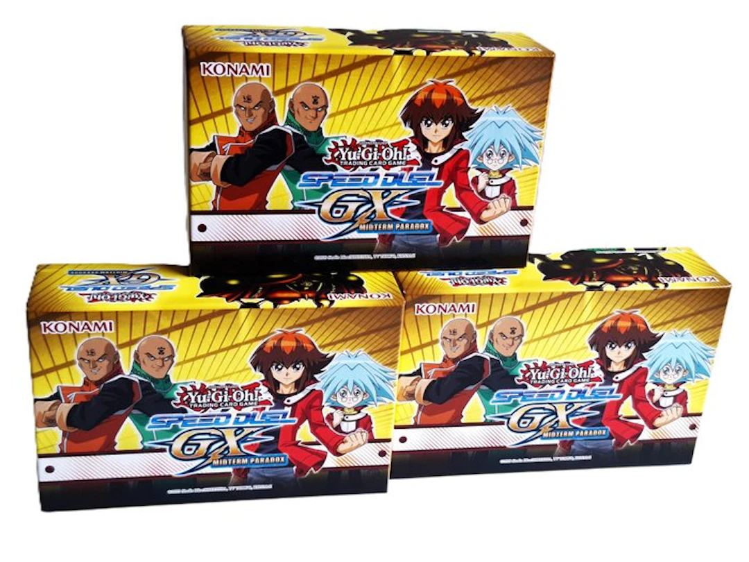 Konami - 3 Box - Yu-Gi-Oh! Trading Card - 3 Box - Speed...
