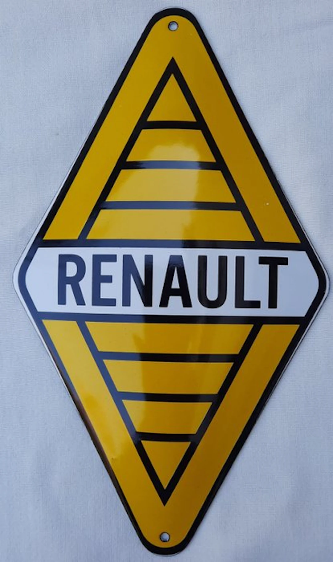 Sammlung - Renault enamel sign - Enamel sign - Enamel, Metal