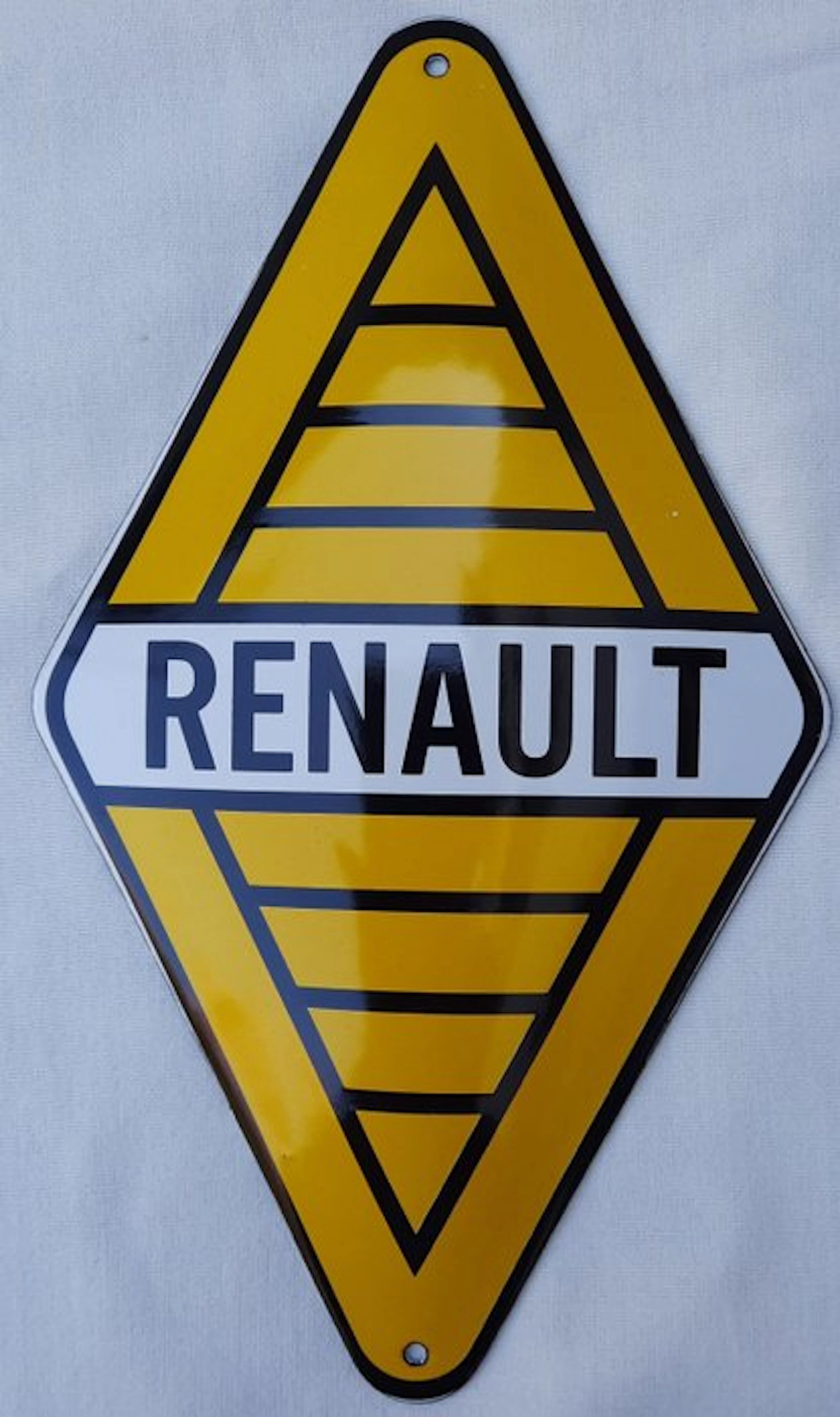 Sammlung - Renault enamel sign - Enamel sign - Enamel, Metal