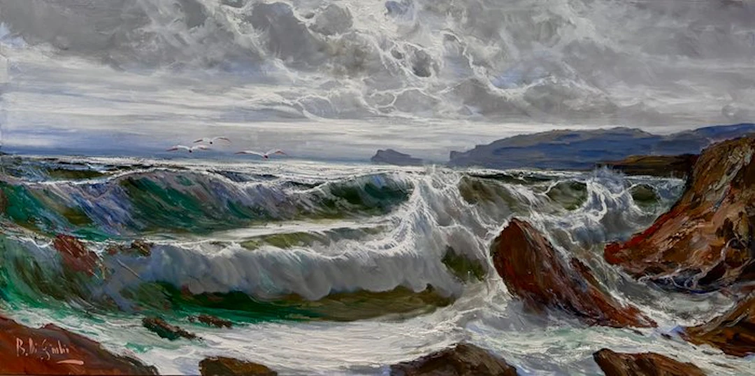 Bruno Di Giulio (1943) - Mareggiata