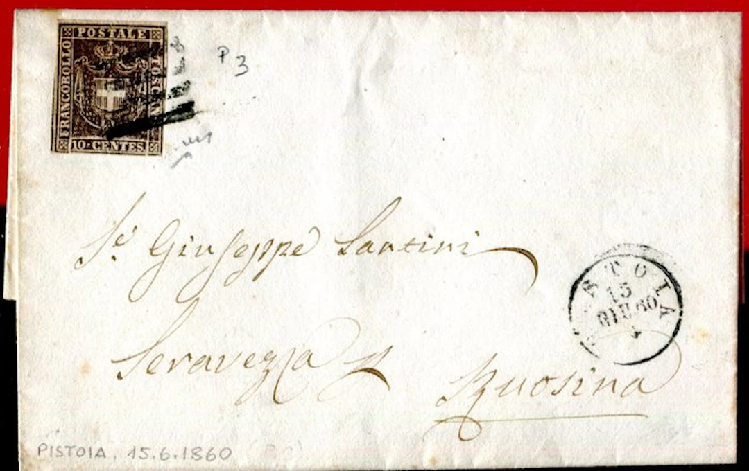 Italian Ancient States - Tuscany 1860 - Provisional...
