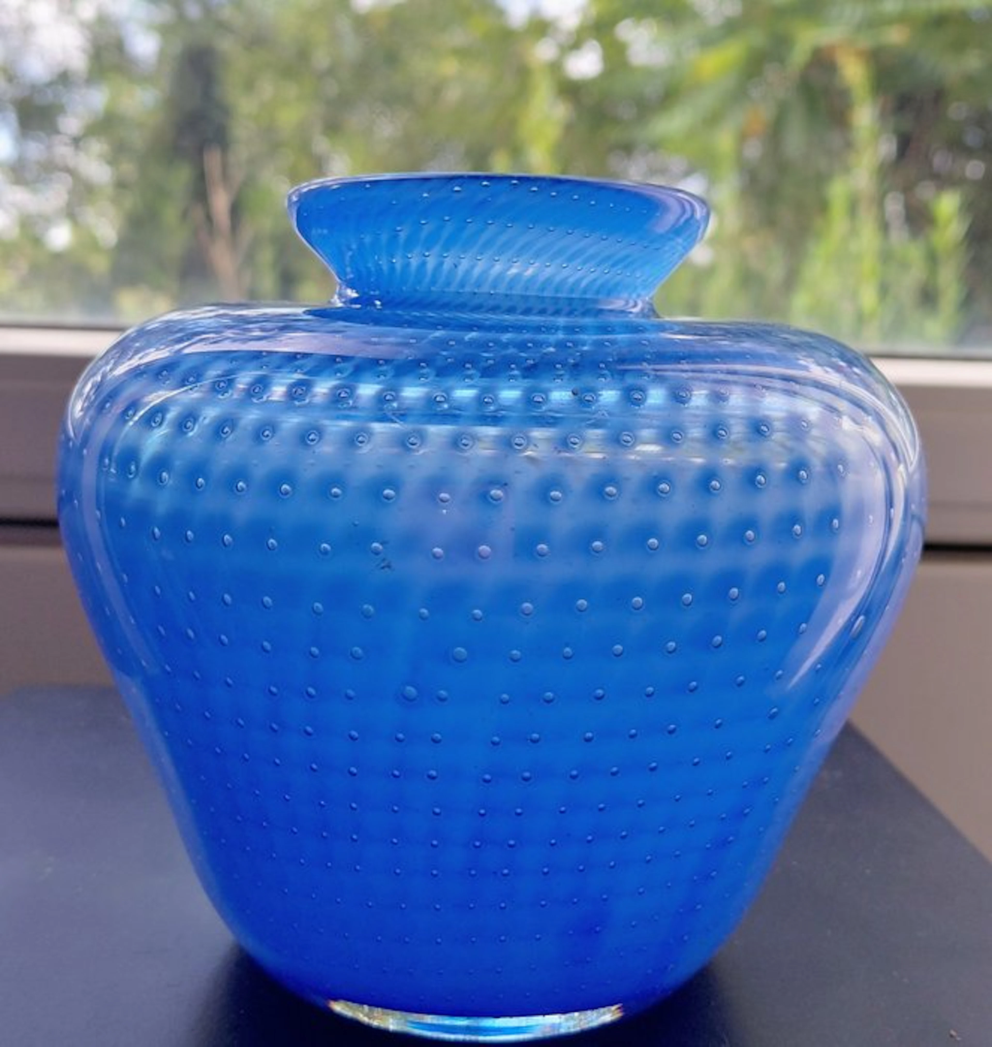Glasfabriek Leerdam - A.D. Copier - Vase - Glass - Serica no. 48 1935 blue
