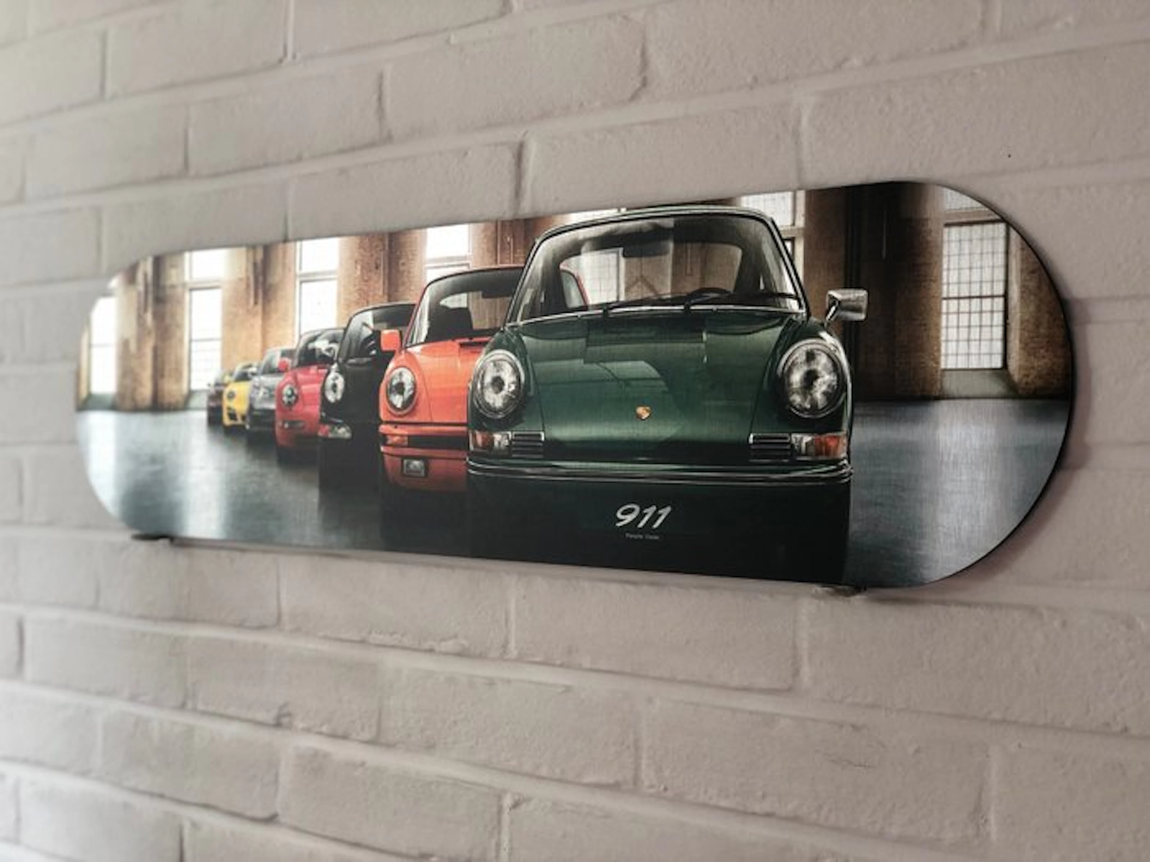 Porsche 911 Evolution Advertising Print on Aluminium - Porsche