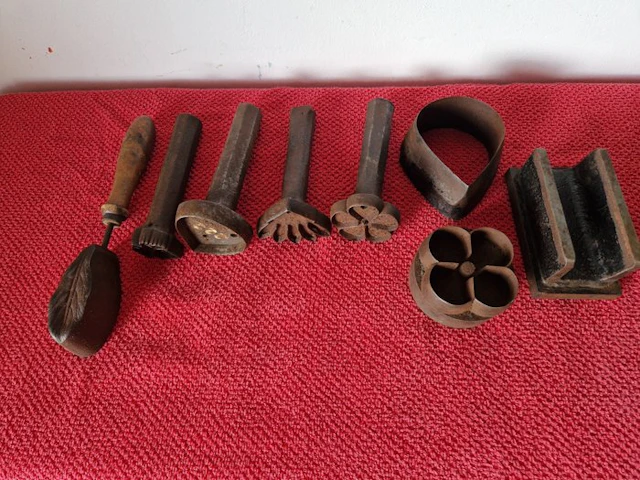 Industrial equipment - Vintage millinery stamp punches...