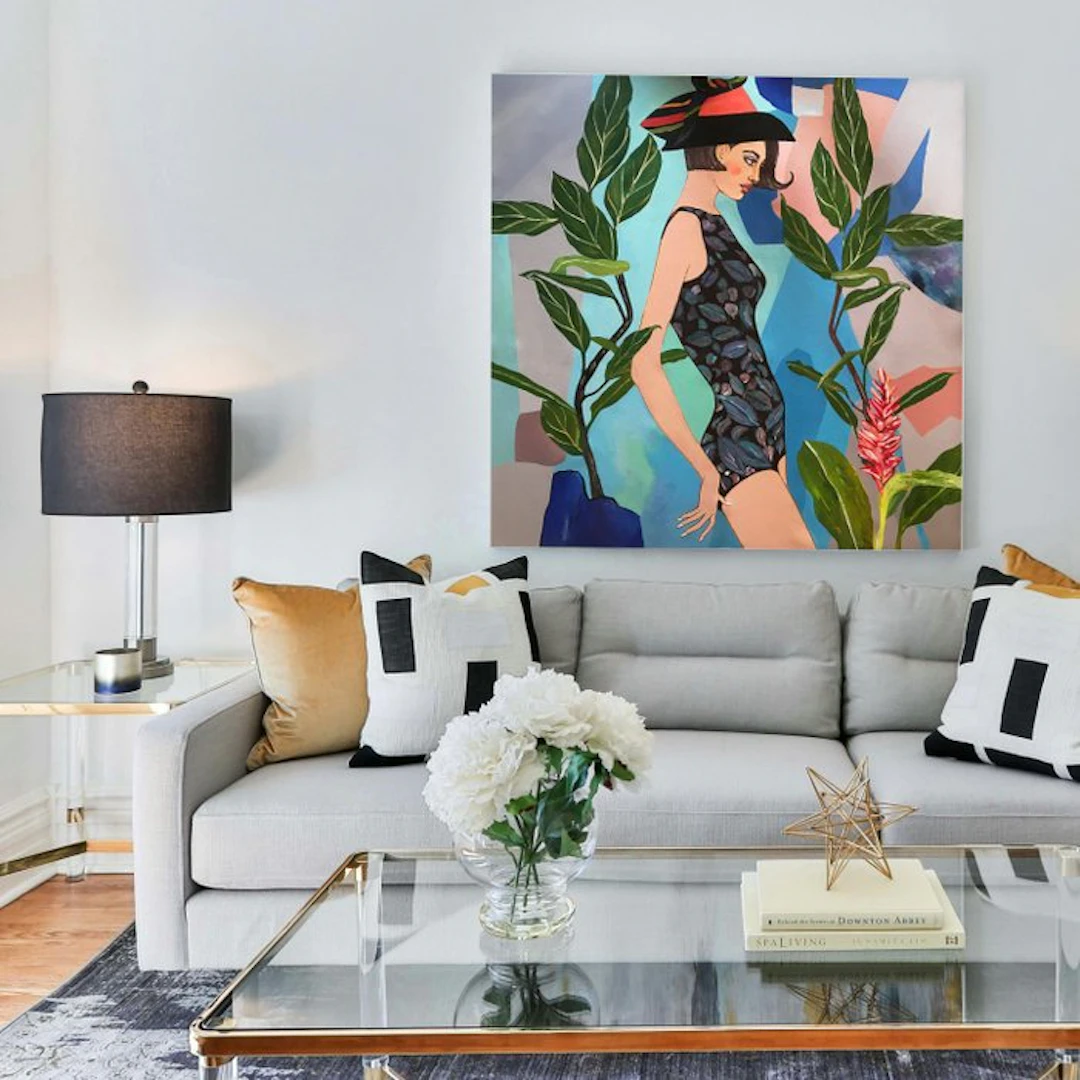 Artemisia - The Lady of the Leaves - Art-Deco - XLarge
