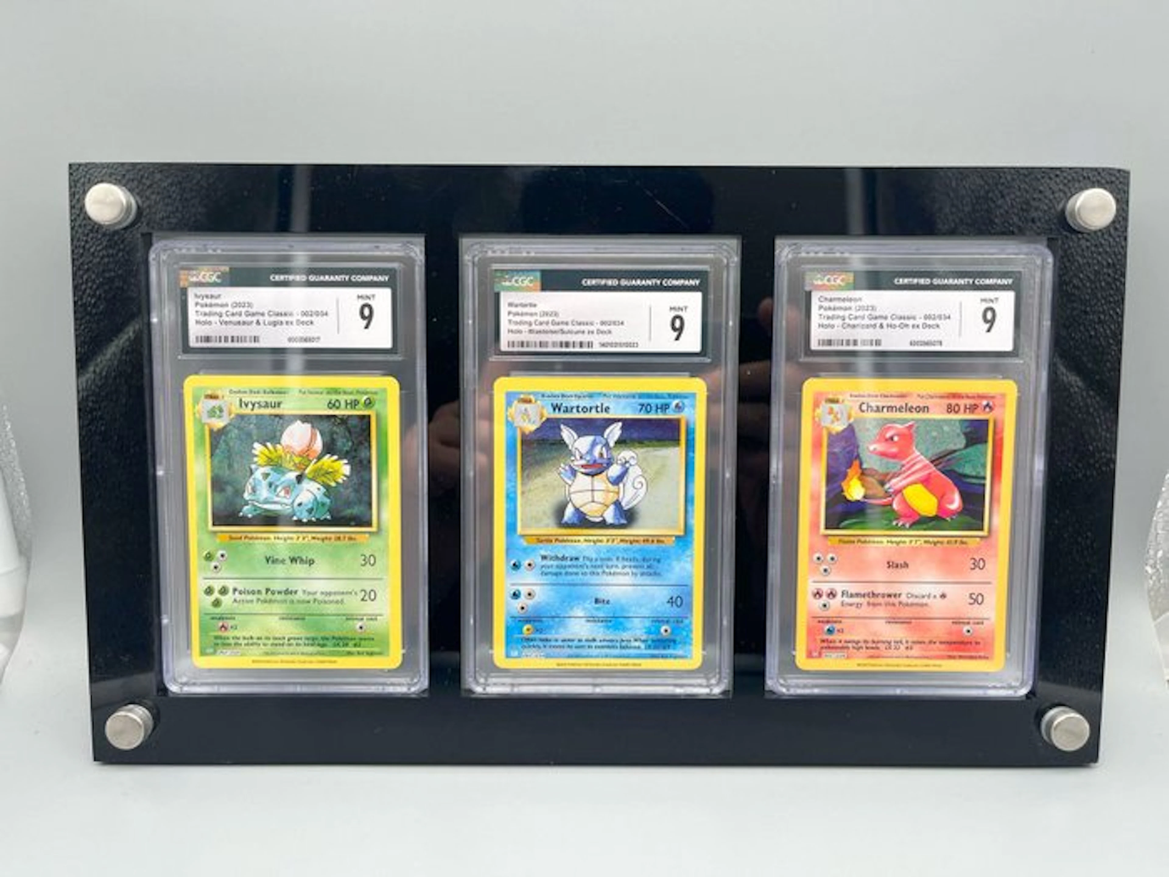 Pokémon - 3 Graded card - Ivysaur