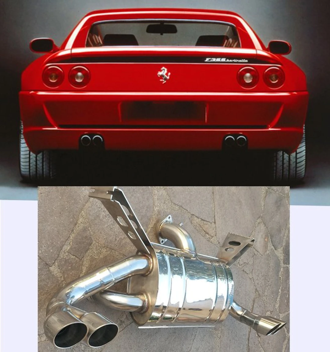 Ferrari F355 Sports Exhaust made at Maranello - High...