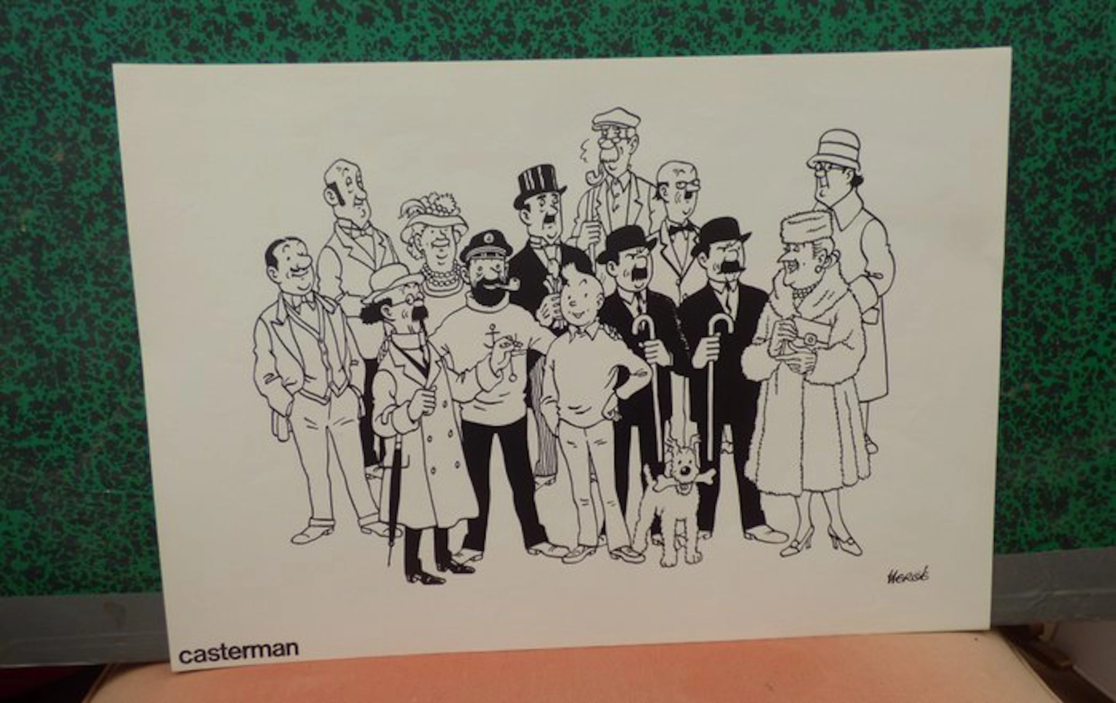 Tintin - 1 Tintin poster - First edition - 1976