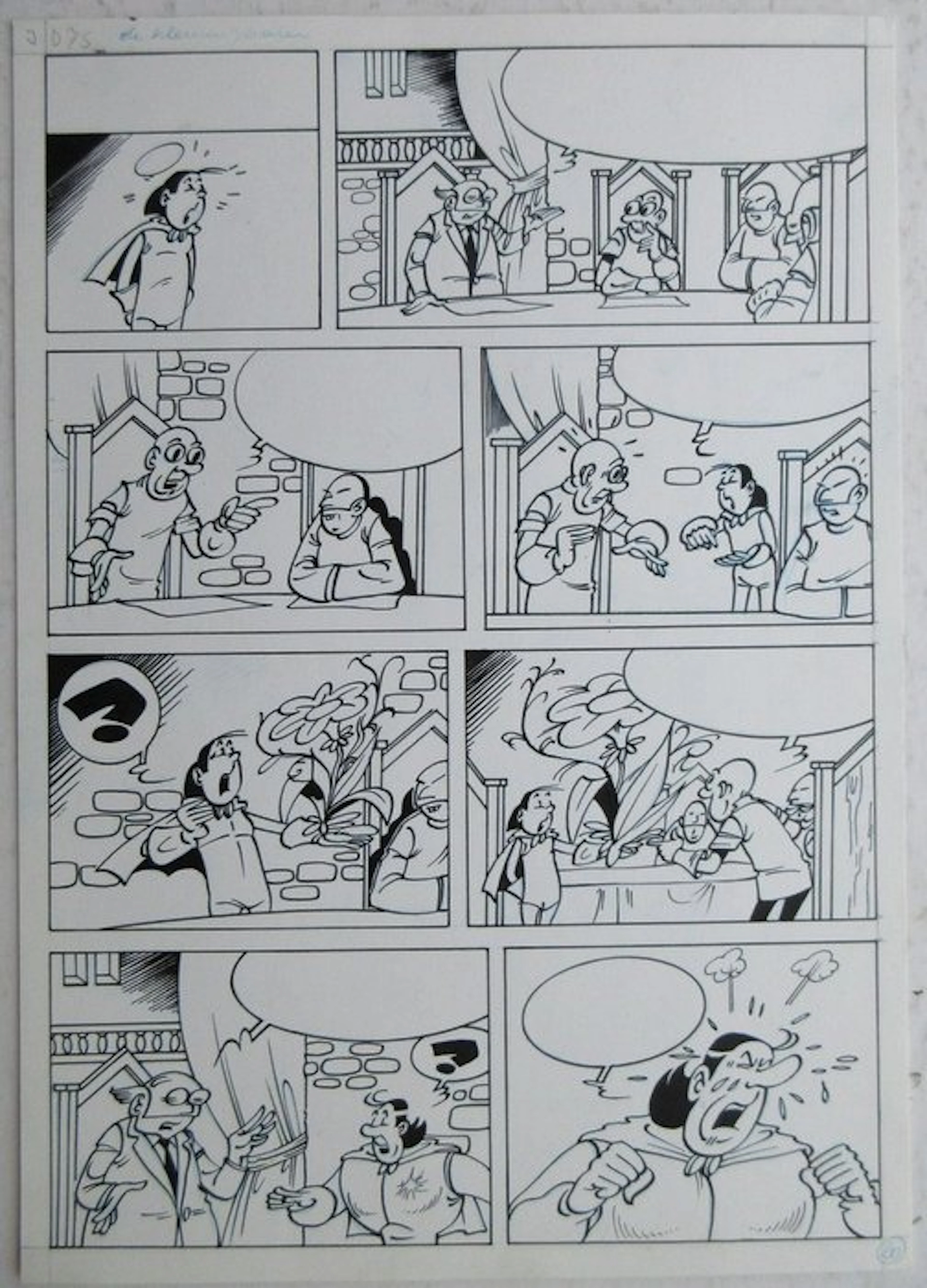 Studio Vandersteen - 1 Original page - Jerom - De kleurenzaaier p. 20