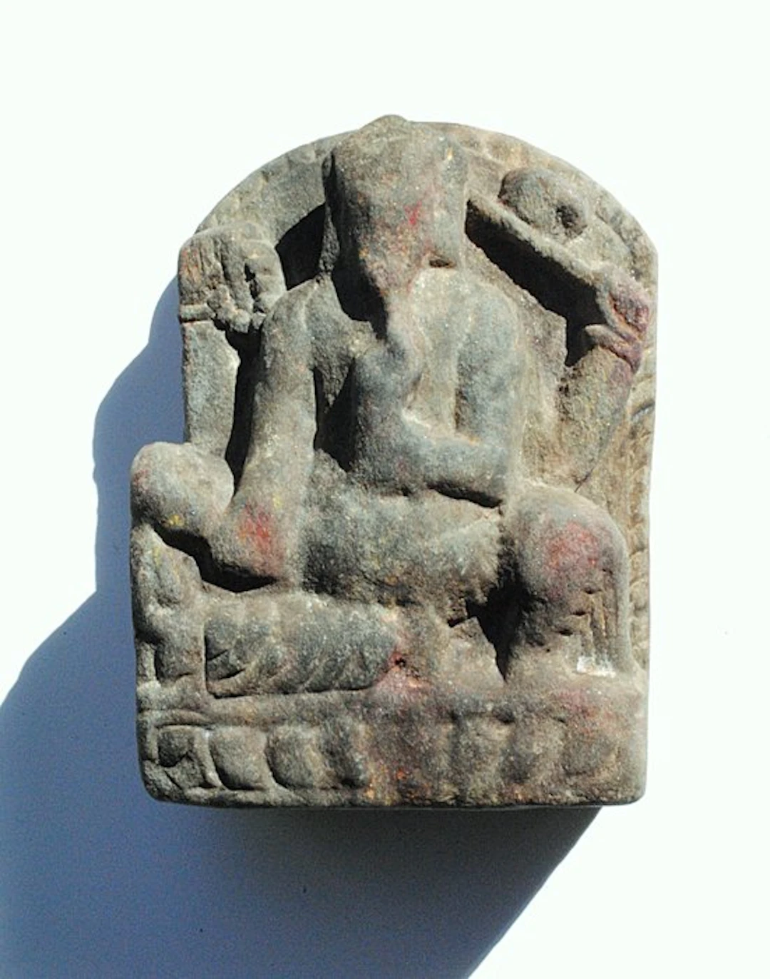 Old relief Ganesh, 17.7 cm, 2628 g, Himalaya Nepal - Nepal (No reserve price)