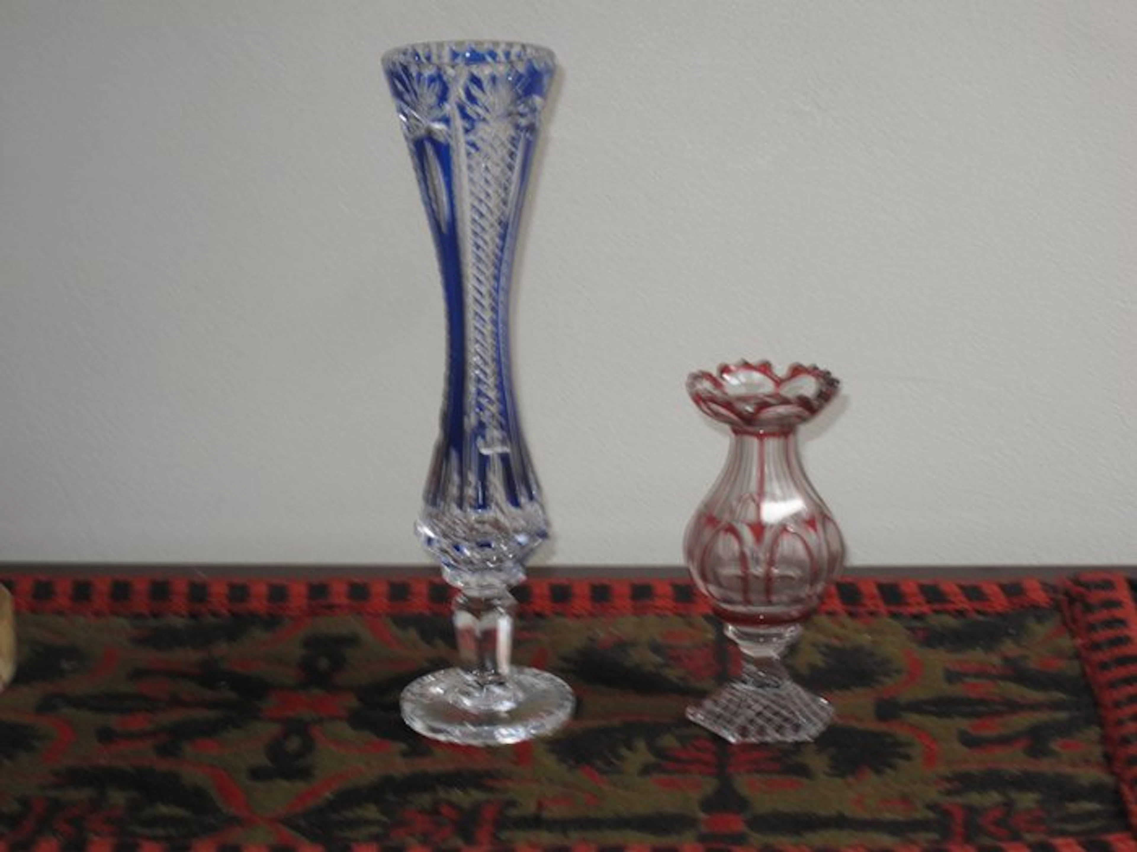 Val Saint Lambert - Val Saint Lambert - Vase (2) - Crystal - 2 vases val