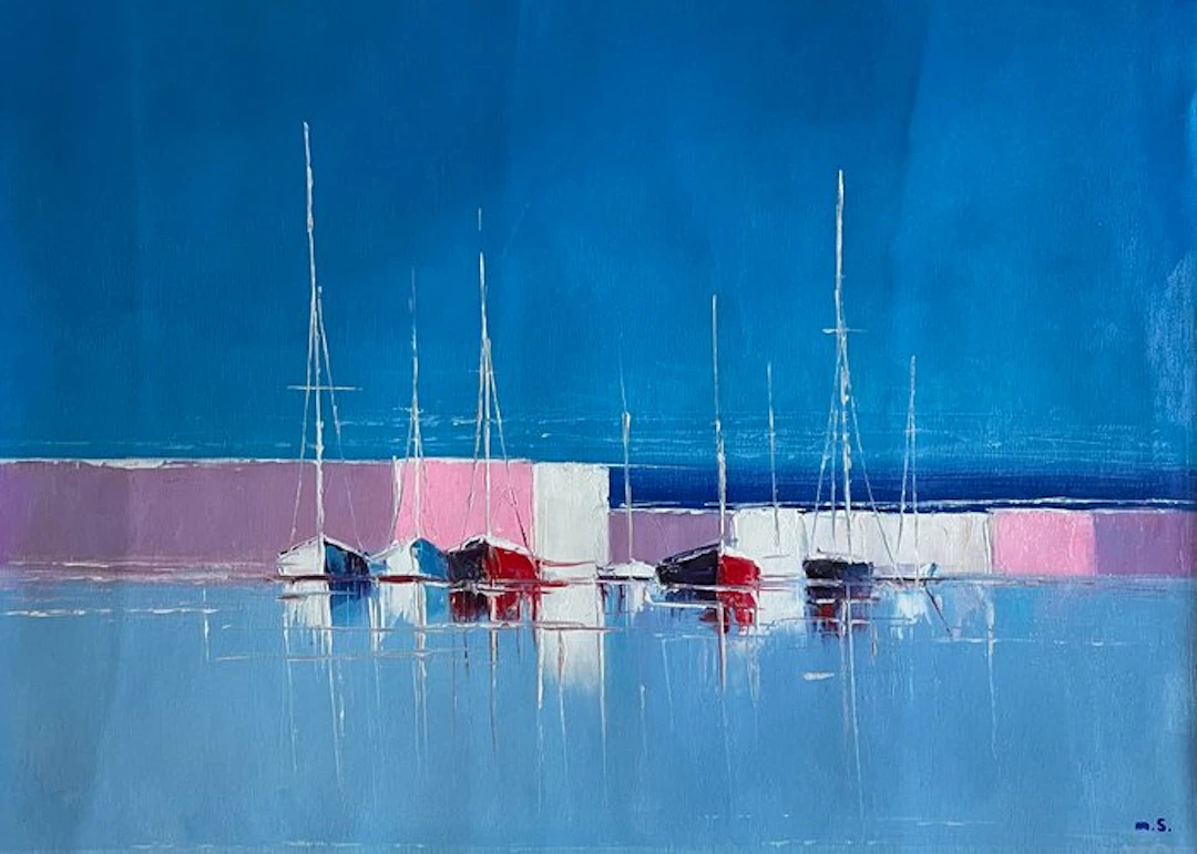 Michele Sartori (1972) - Ormeggiate nel blu