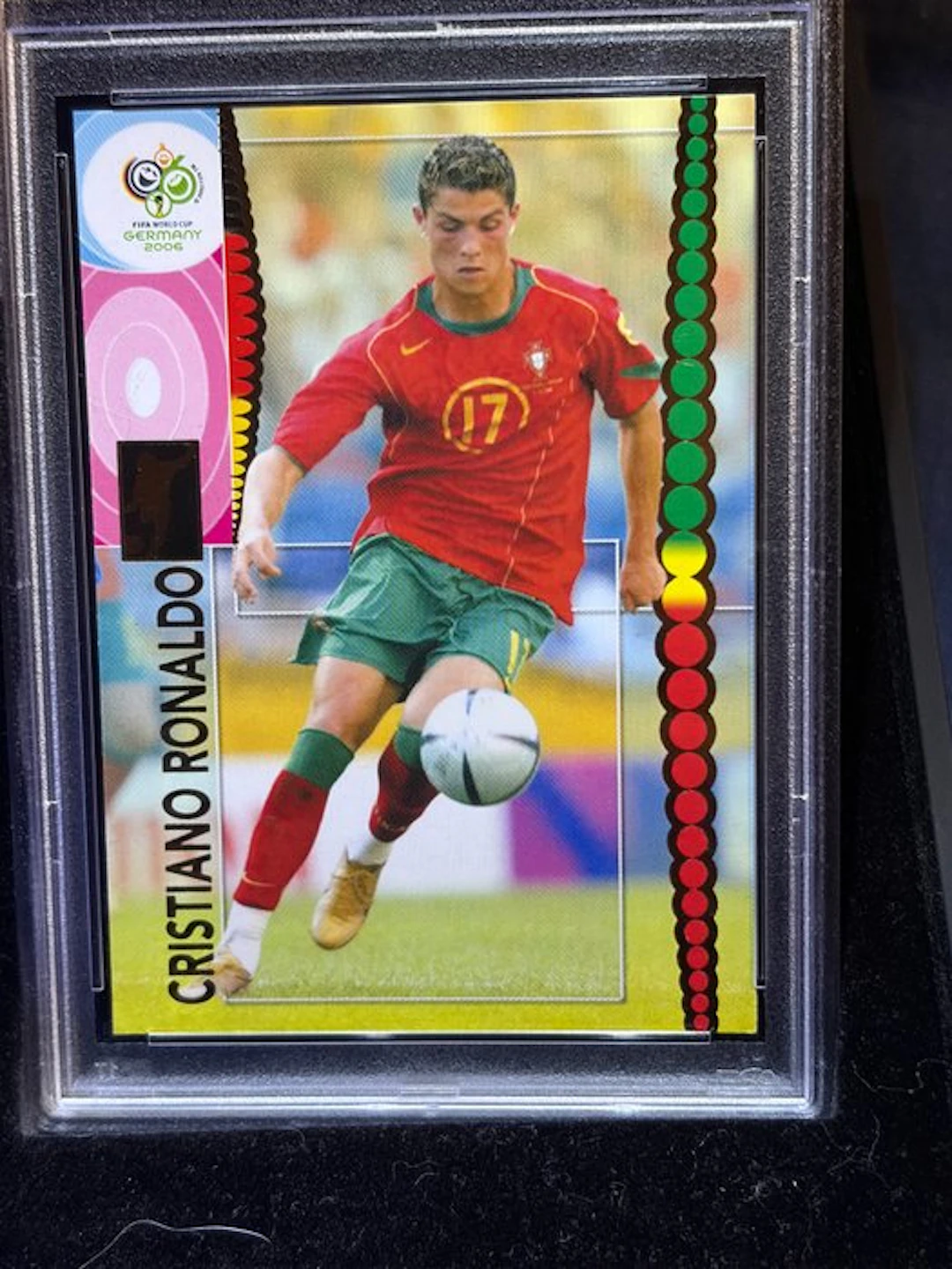 2006 Panini World Cup Cristiano Ronaldo 169 Graded card - PSA 8 - 1 Graded card