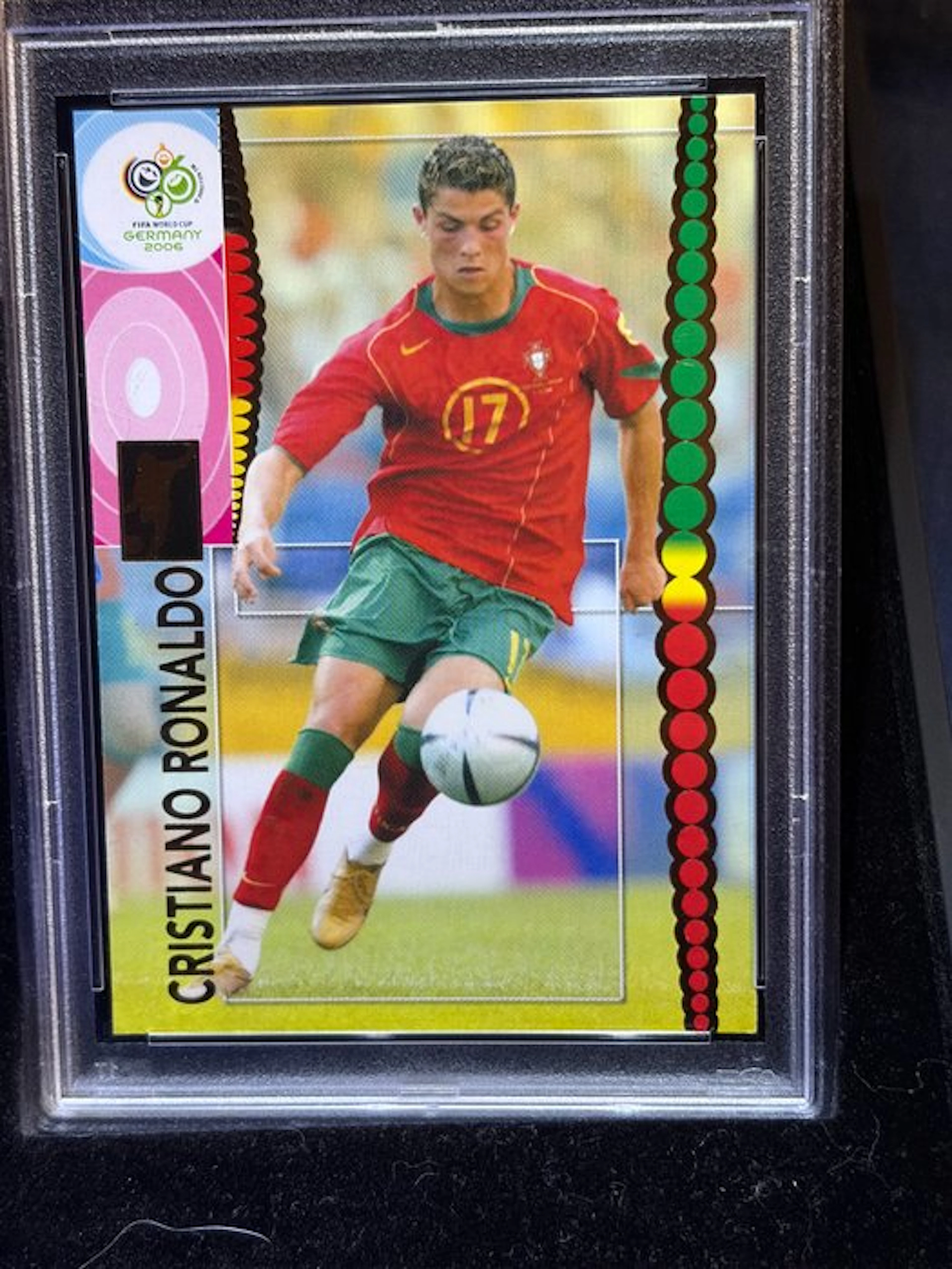 2006 Panini World Cup Cristiano Ronaldo 169 Graded card - PSA 8 - 1 Graded card
