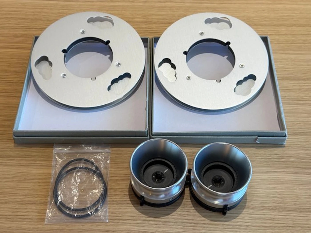 Generic - 7-Inch Audio Tape Reels with Box with NAB Adapter Reel to reel audio