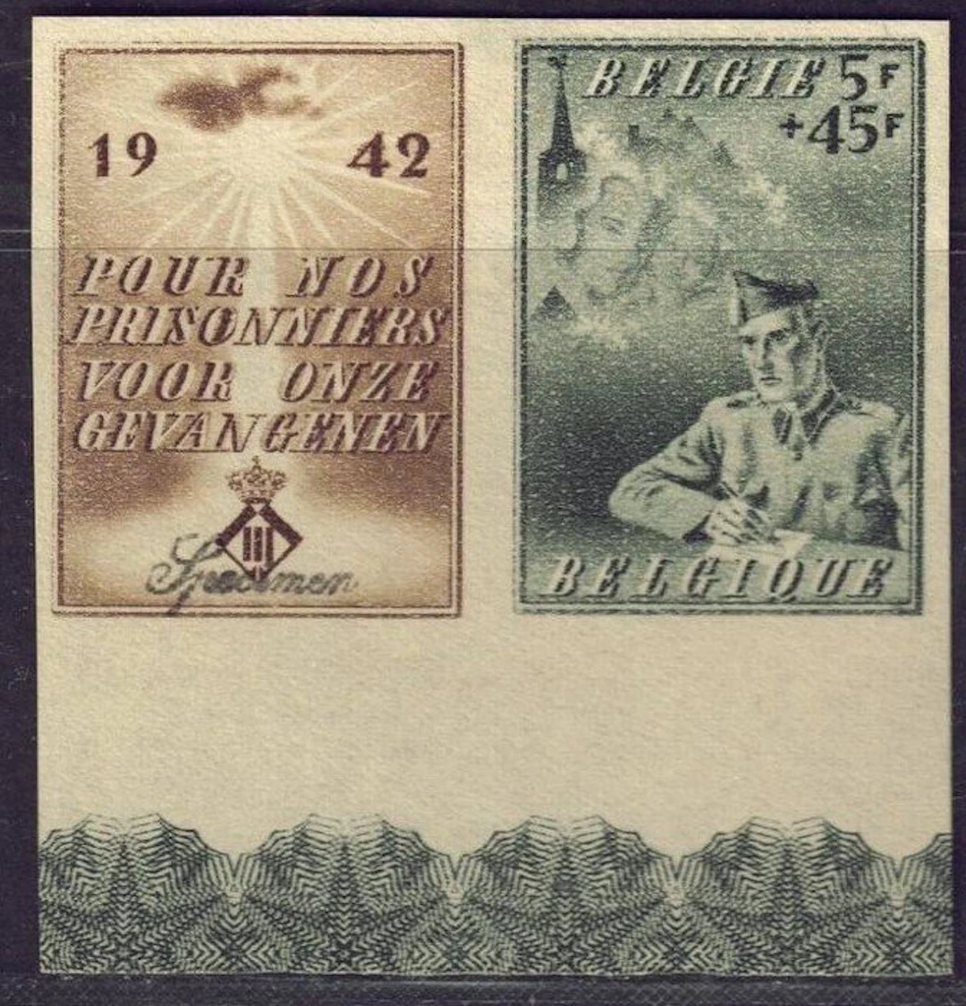 Belgium 1942 - For the benefit of the prisoners of war