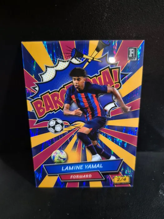 Carte Collection Sportive Lamine Yamal Wild Card - Variante Noire 1/1 - État Near Mint