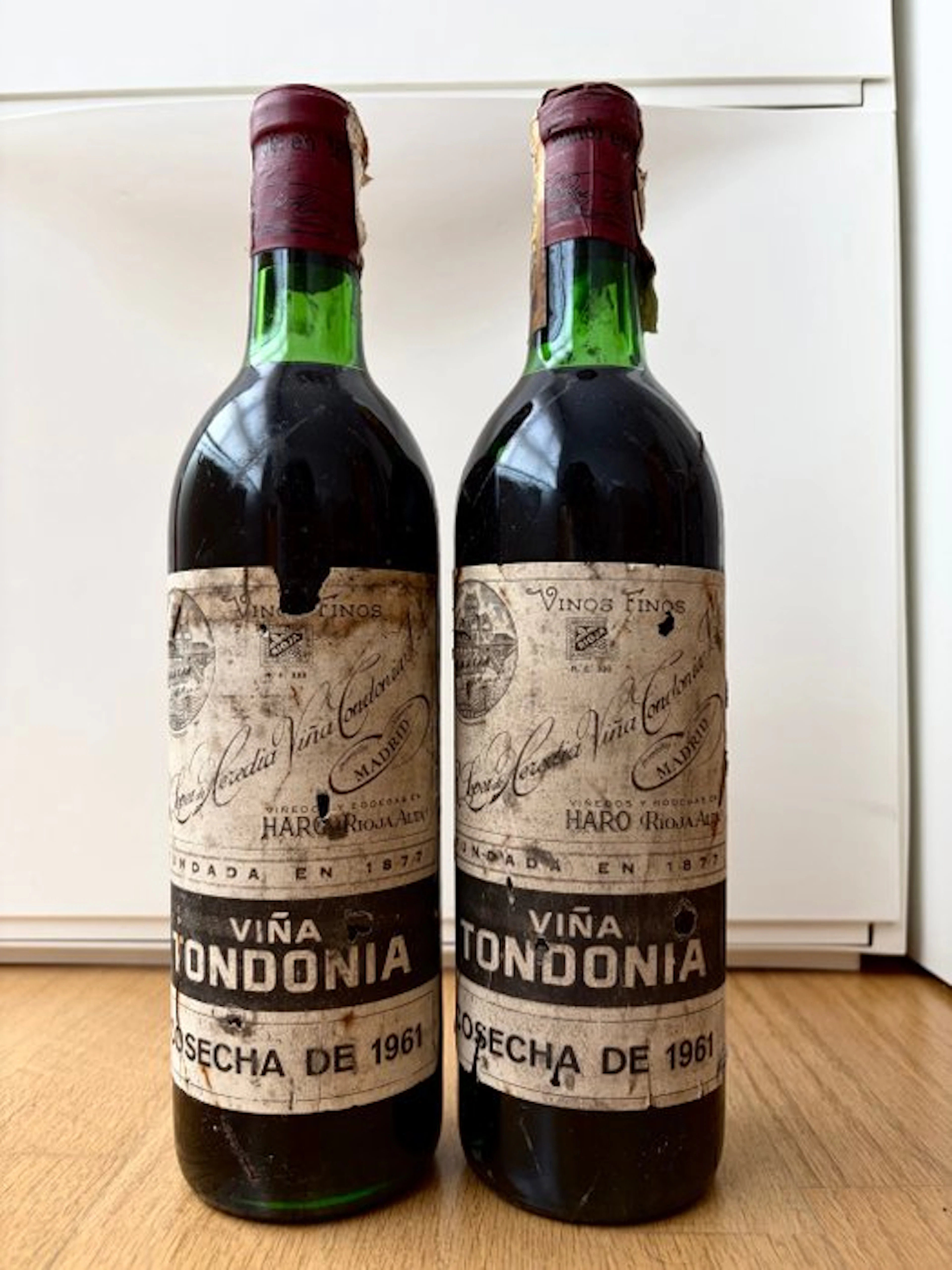 1961 R. López de Heredia, Viña Tondonia - Rioja Gran Reserva - 2 Bottles
