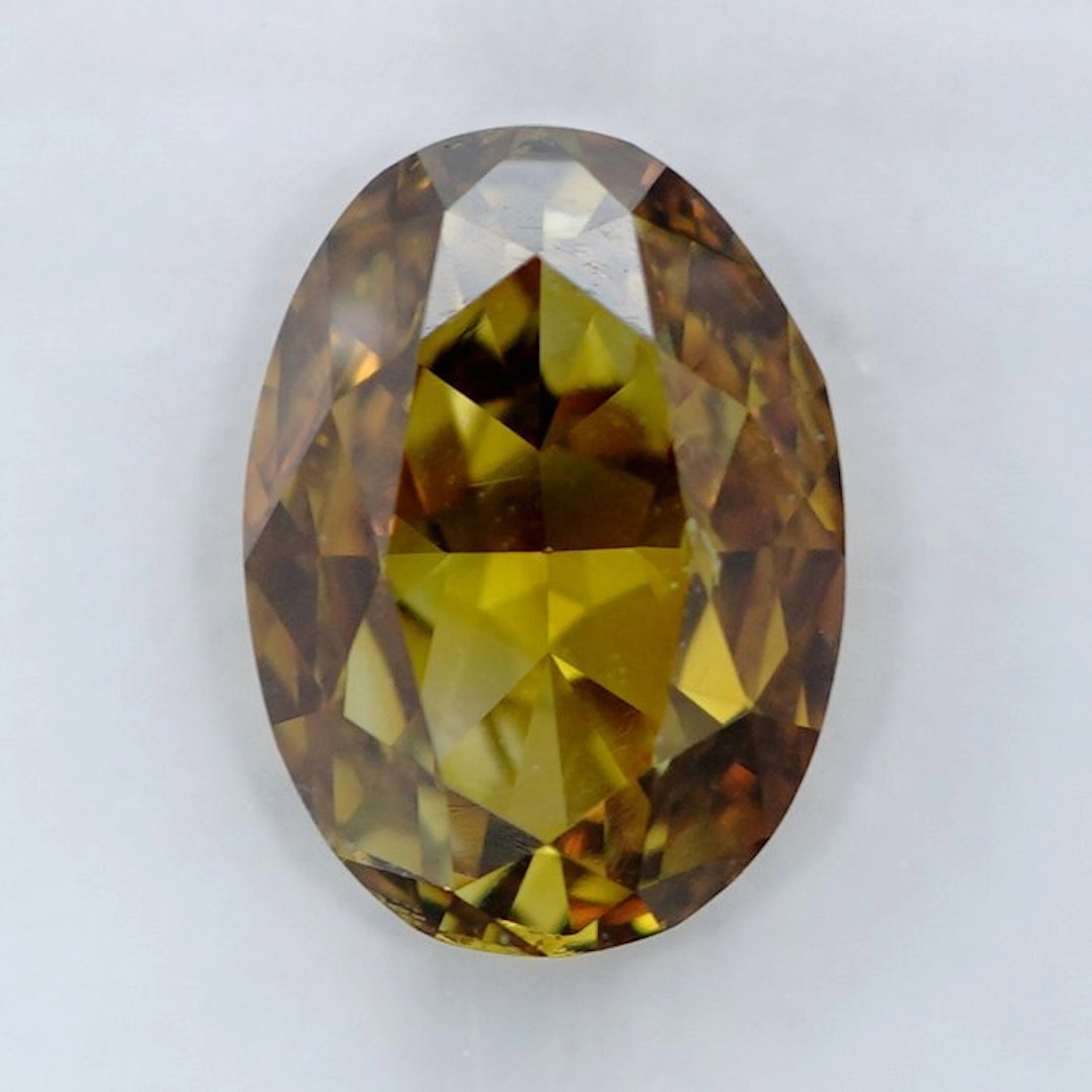 1 pcs Diamond (Natural coloured) - 1.51 ct - Oval - Fancy...