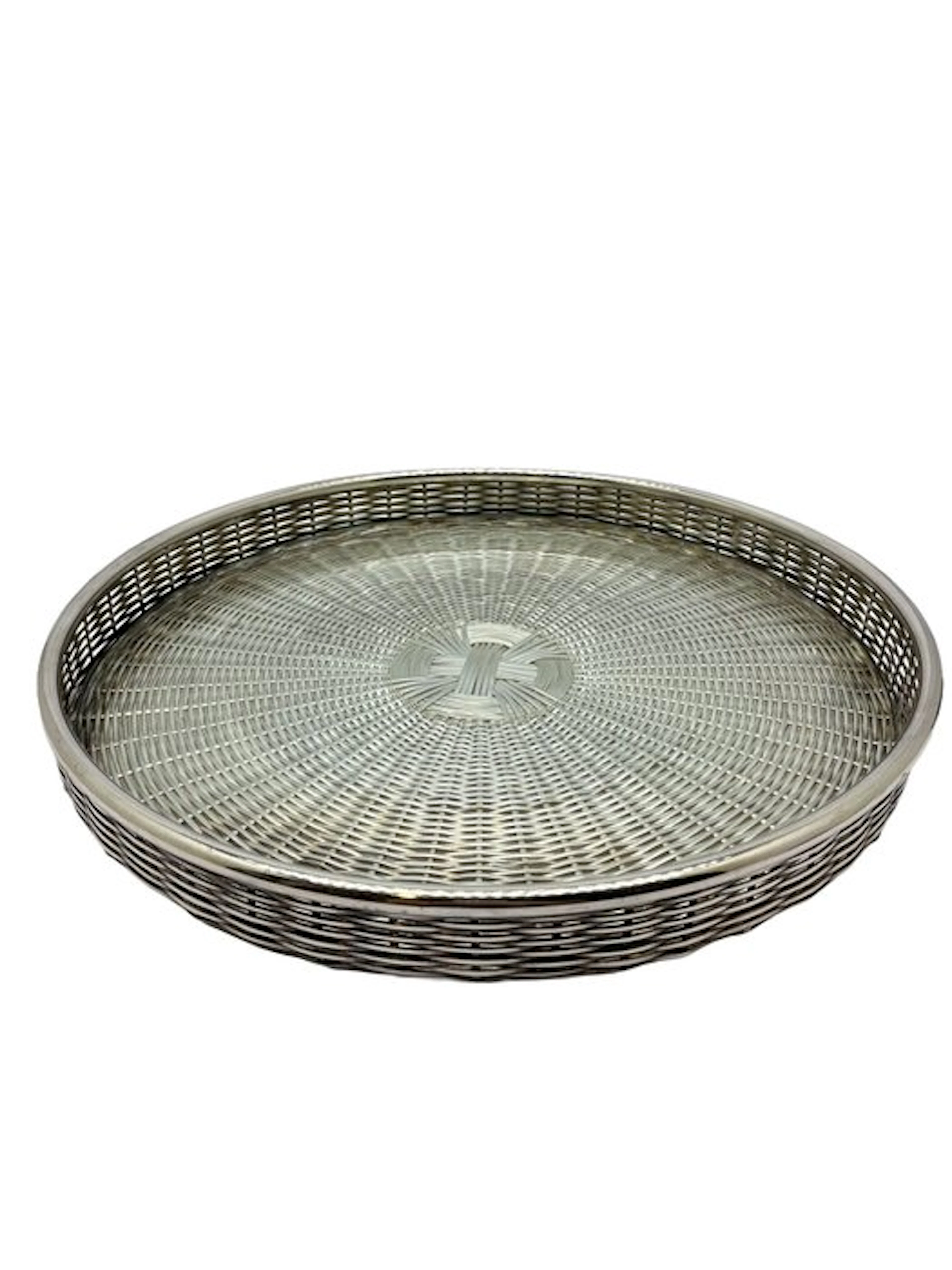 Lino Sabattini - Tray - Silverplated - 41 cm diameter