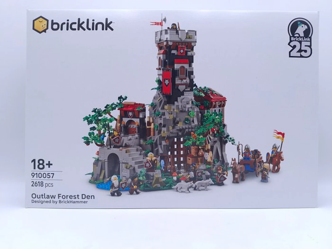 LEGO Set - 910057 - BrickLink Designer Program, Castle - Outlaw Forest Den