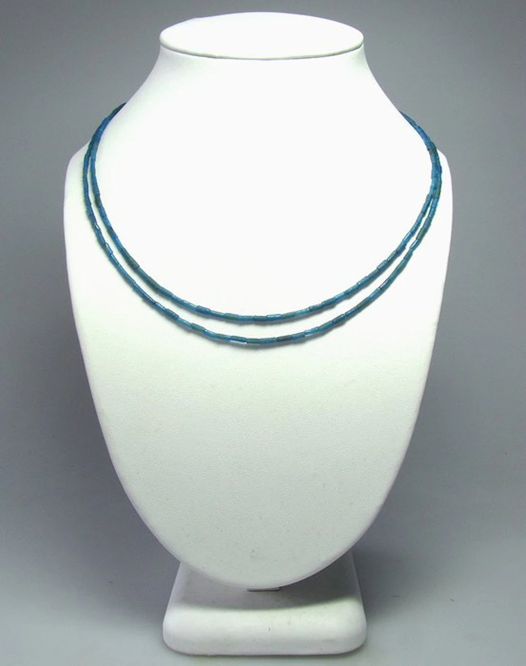 Ancient Egyptian Faience Dreamlike Two Egyptian Blue...