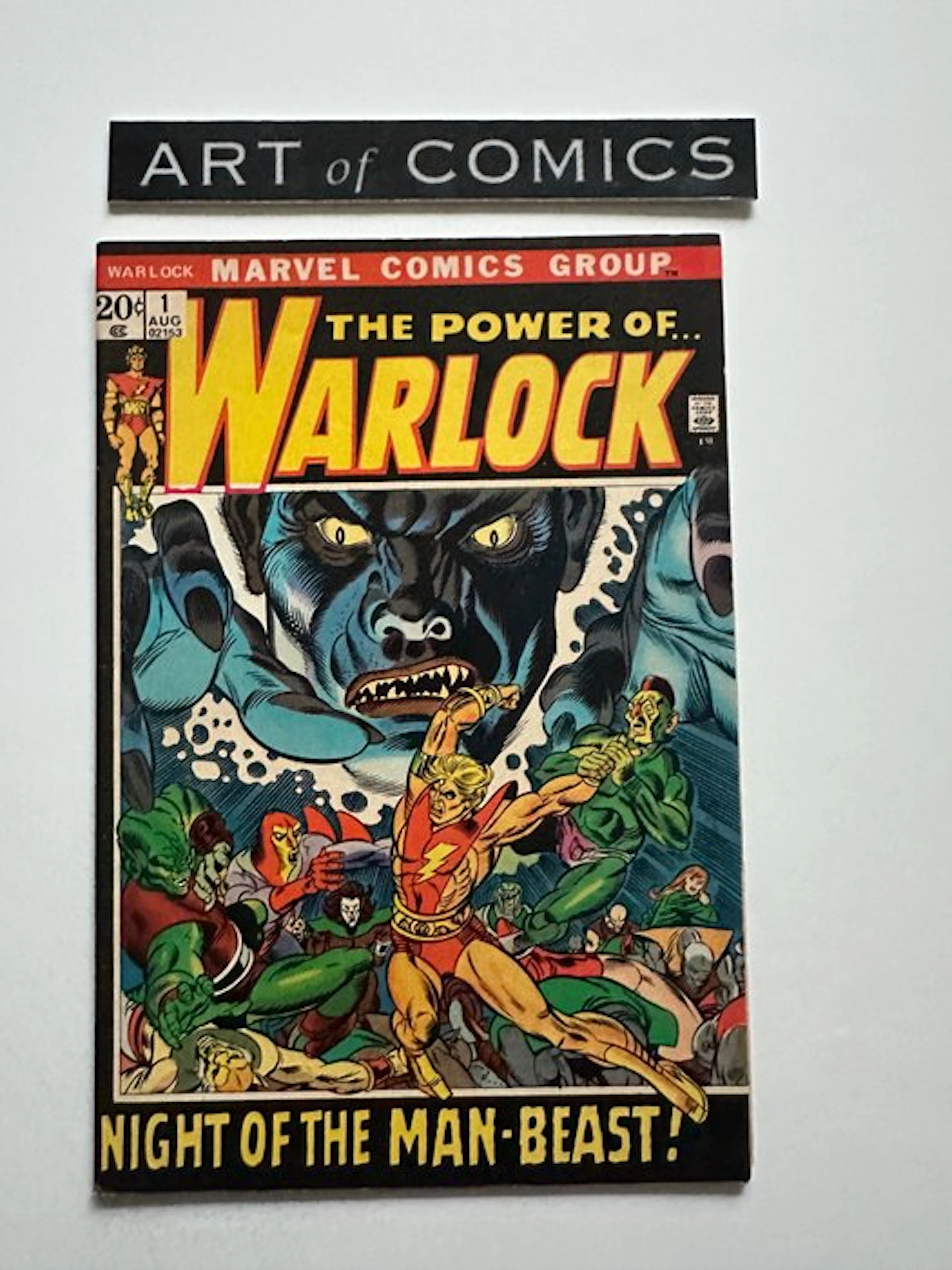Warlock #1 - Origin Of Warlock - 1 Comic - First edition - 1972