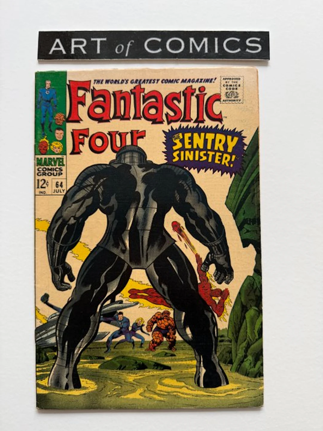 The Fantastic Four #64 - 1st Kree Sentry - 1 Comic - First edition - 1967