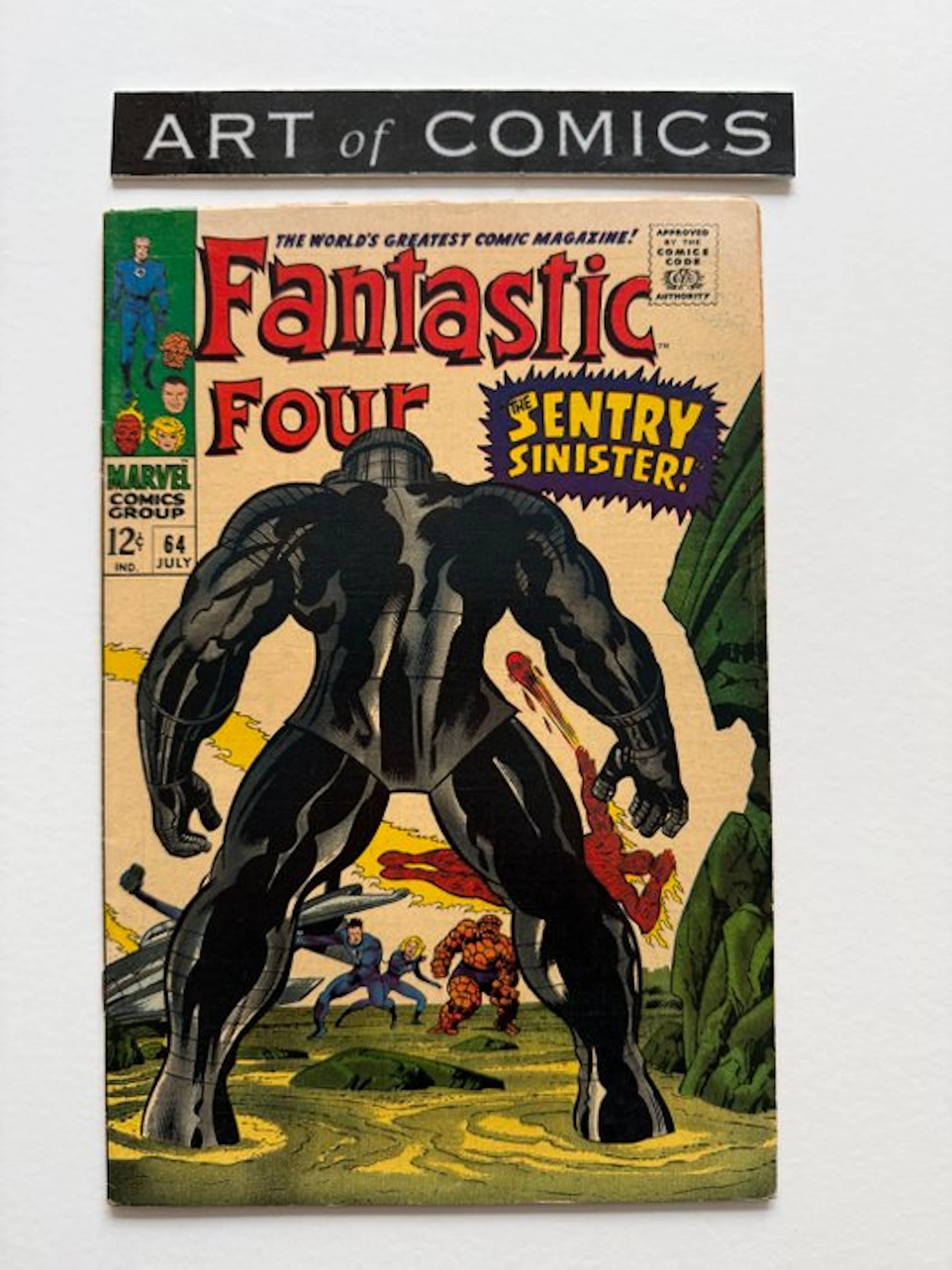 The Fantastic Four #64 - 1st Kree Sentry - 1 Comic - First edition - 1967