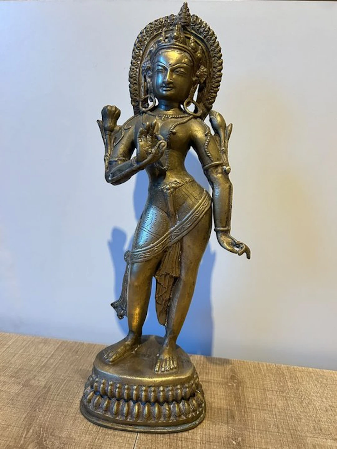 Bronzen tibetaanse godin tara - Bronze - Nepal (No reserve price)
