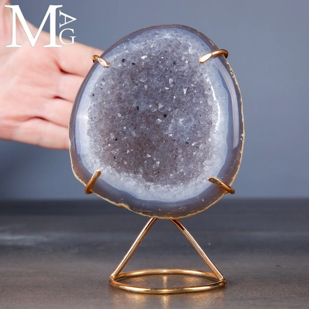 Natural Mineral Geode with Wonderful Inner...