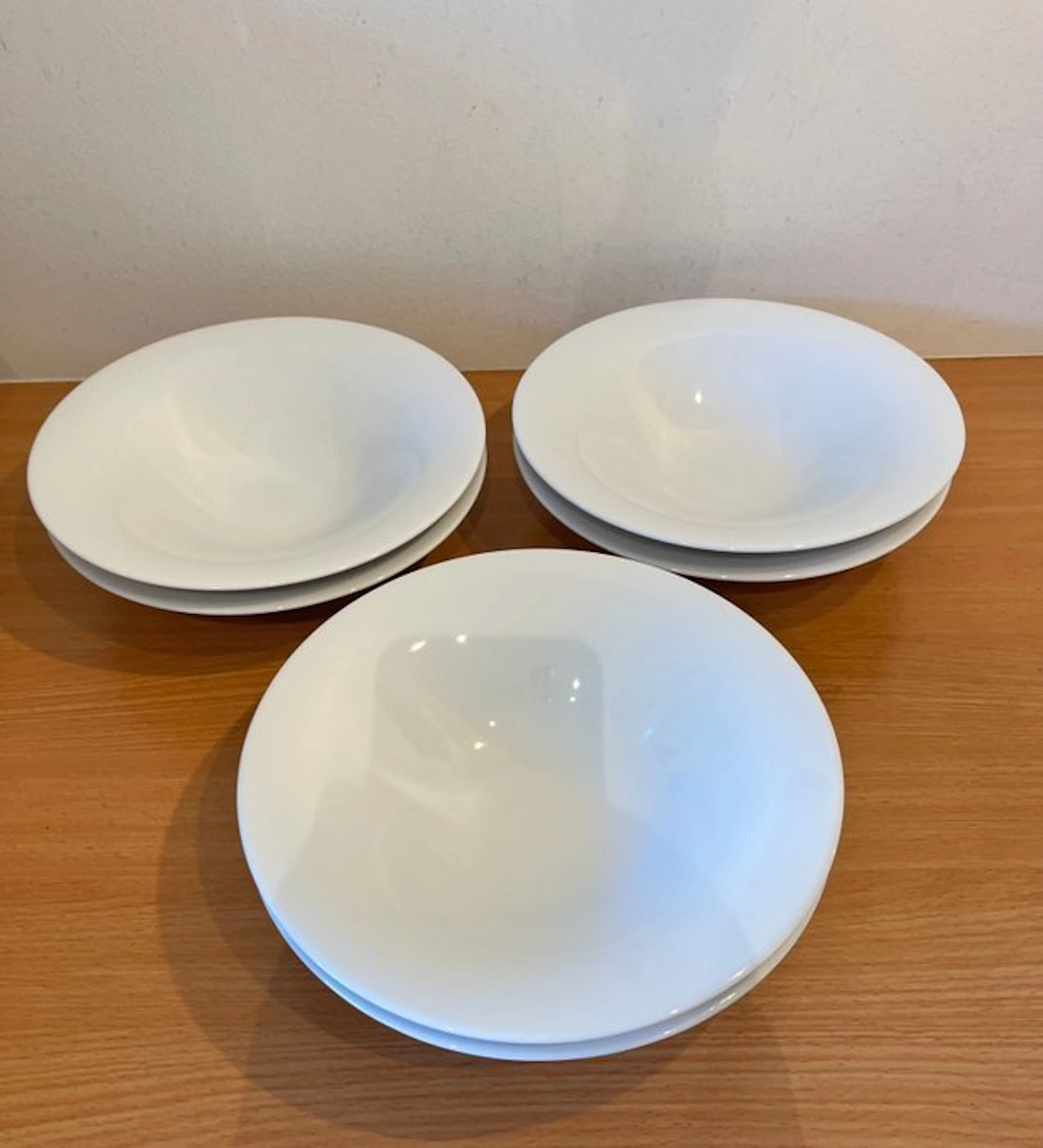 Alessi - Toyo Ito - Plate (6) - KU-servieslijn - Porcelain - soup bowls