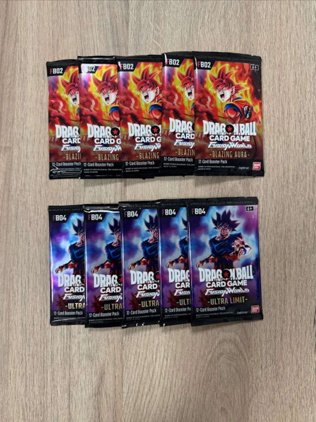 Dragon Ball - 10 Booster pack - FB02 FB04 – Dragon Ball