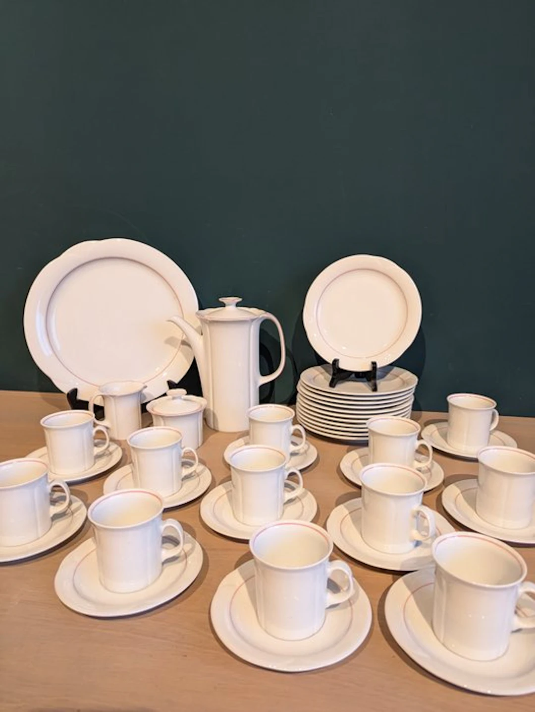 Arzberg - Coffee set for 6 (40) - corso nizza pink - Ceramic - New, never used