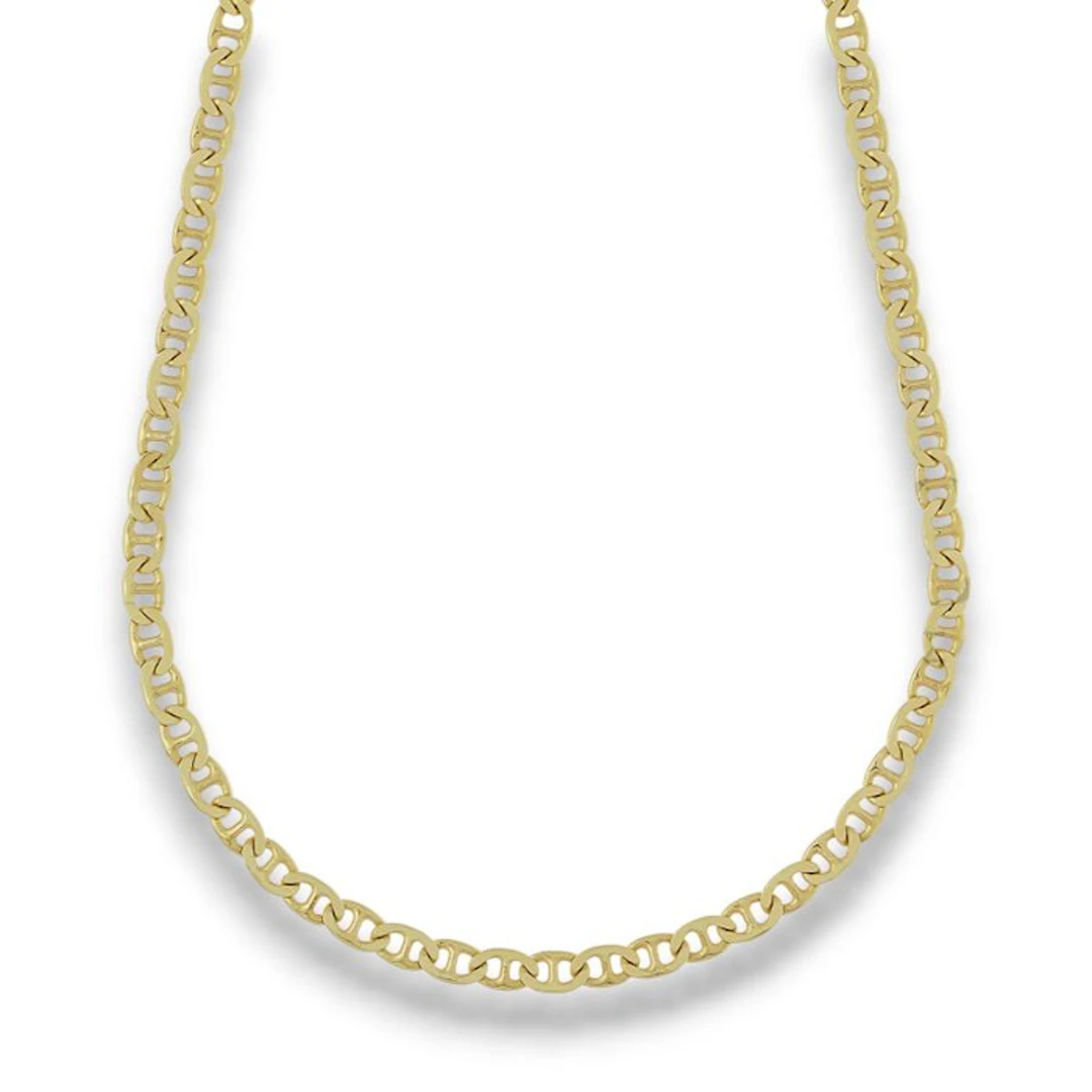 Necklace - 18 kt. Yellow gold - Flat Chain 12.5 g
