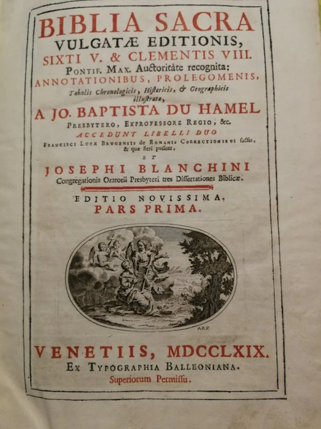 Vari - Biblia Sacra - 1769
