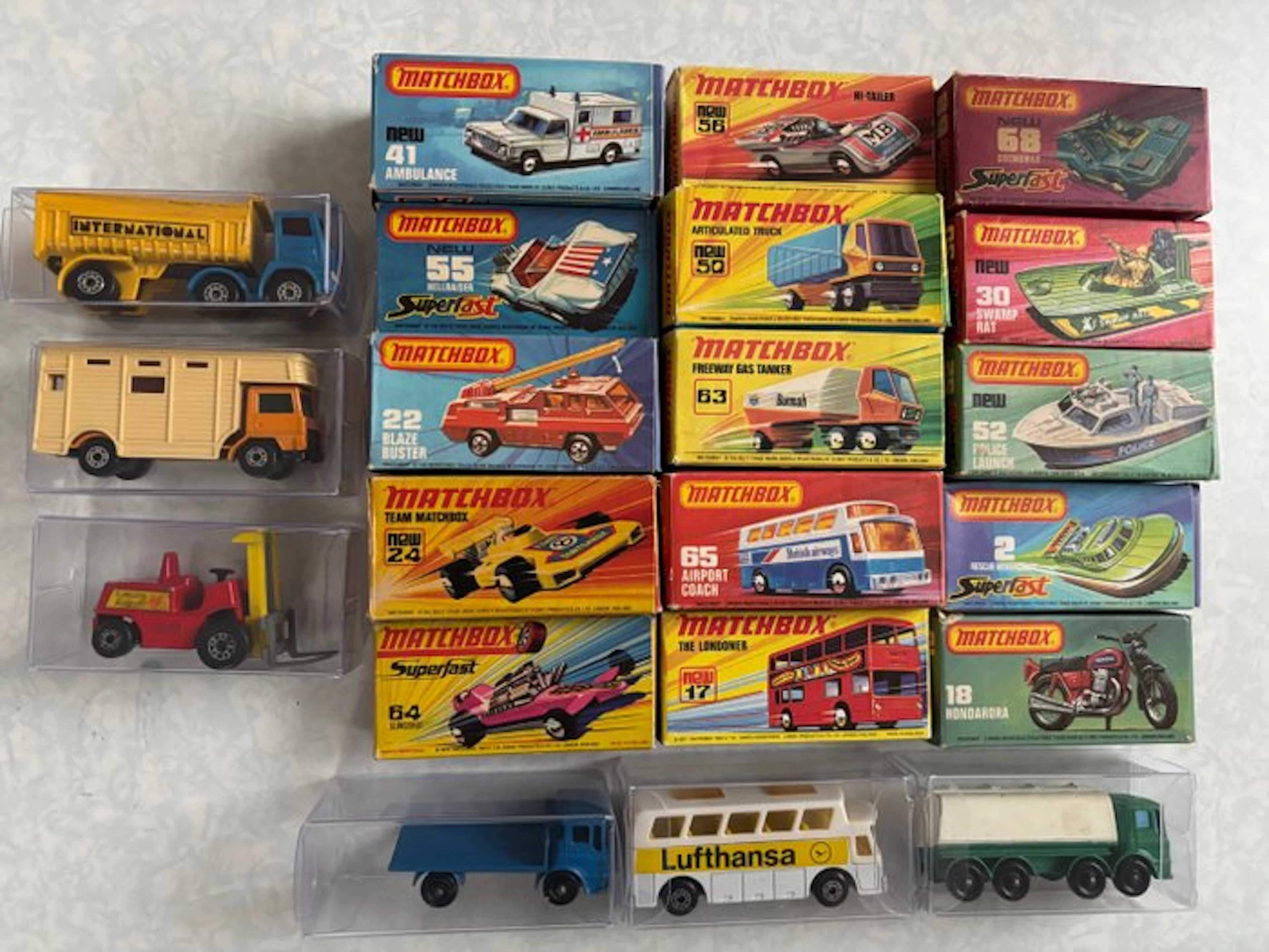 Matchbox 1:64 - Model car (21) - Matchbox Superfast und Team Matchbox Sammlung