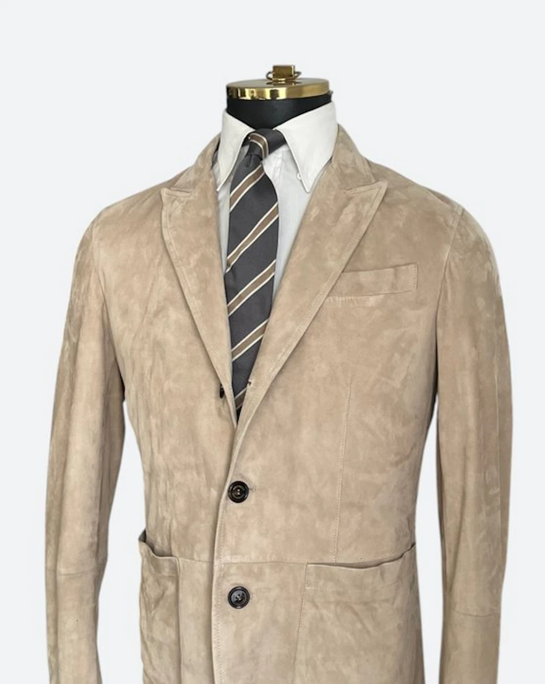 Brunello Cucinelli - Leather jacket - New with tags