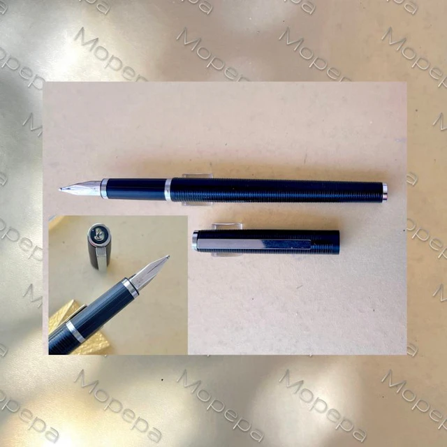 Pelikan - PELIKAN P570 SIGNUM Black ringed fountain pen Vintage 1979-80 - Pen