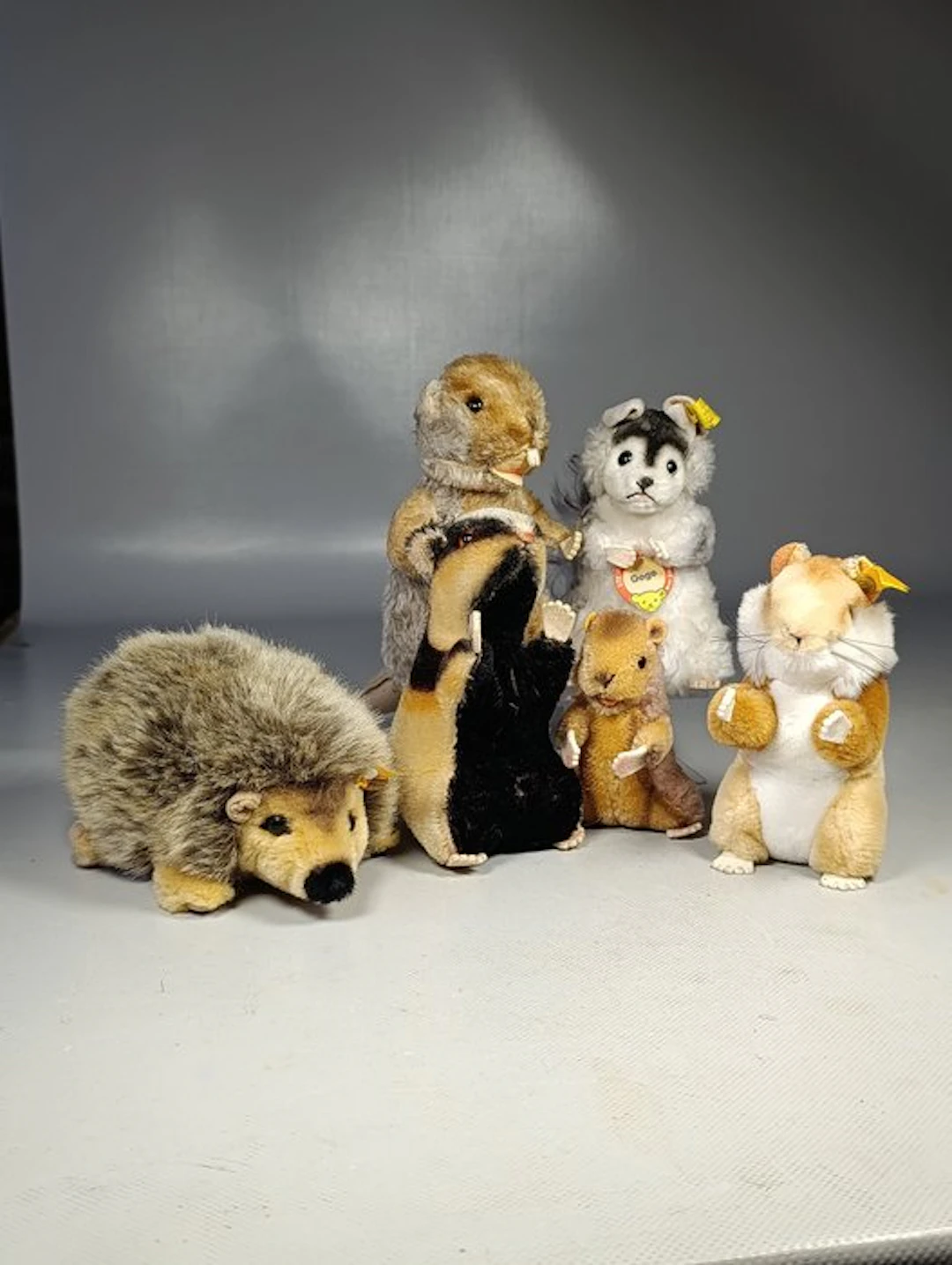 Steiff - Plush toy Magnifique et Rare Ensemble de 6...