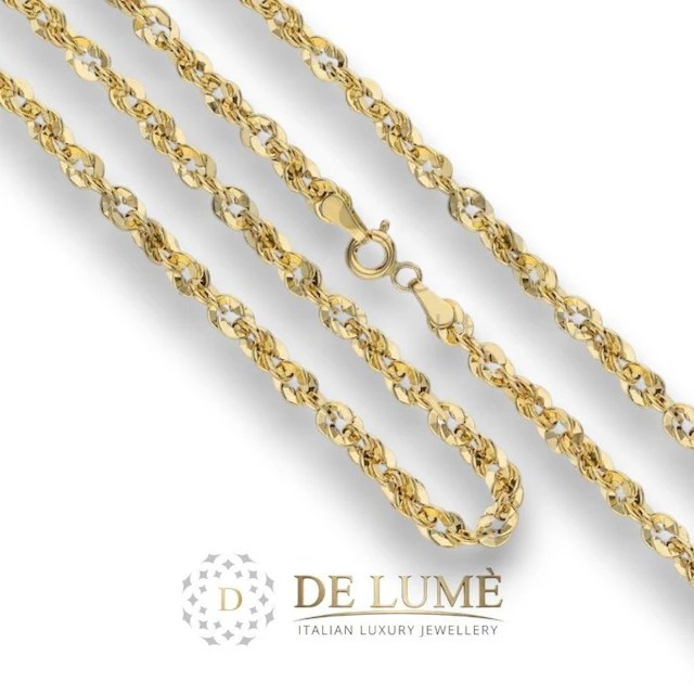 Necklace - 18 kt. Yellow gold - Cuban link 40 cm 18k 5.4 g