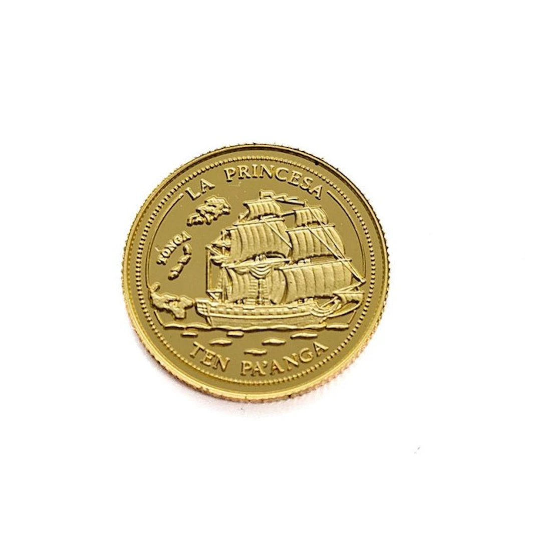 Tonga. 10 Pa`anga 1998 La Princesa - 1/25 Oz.