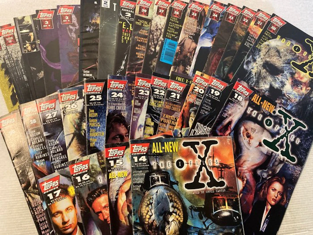 X-files 34 comics from 1996 to 2016