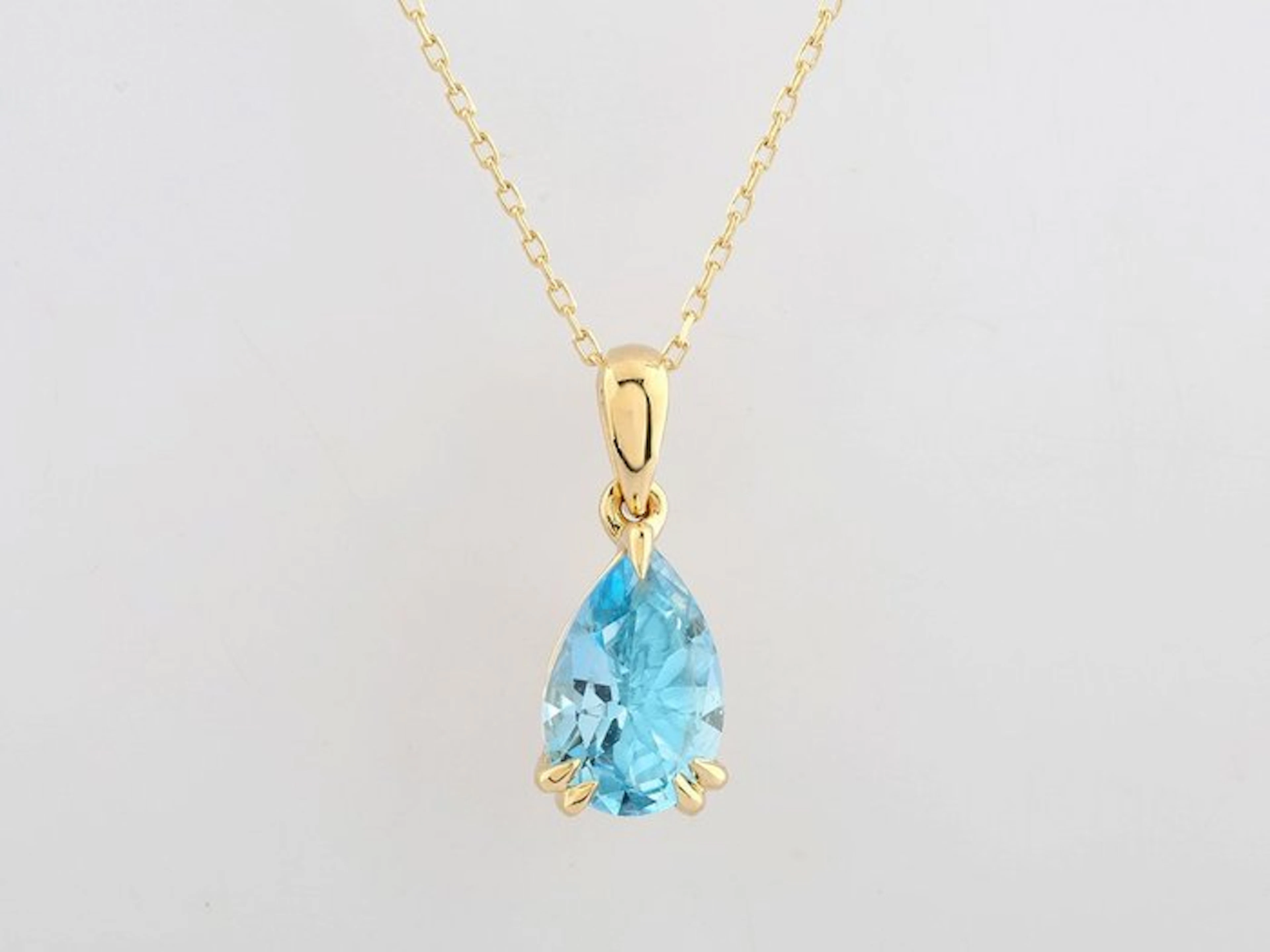 No reserve price - Necklace with pendant - 14 kt