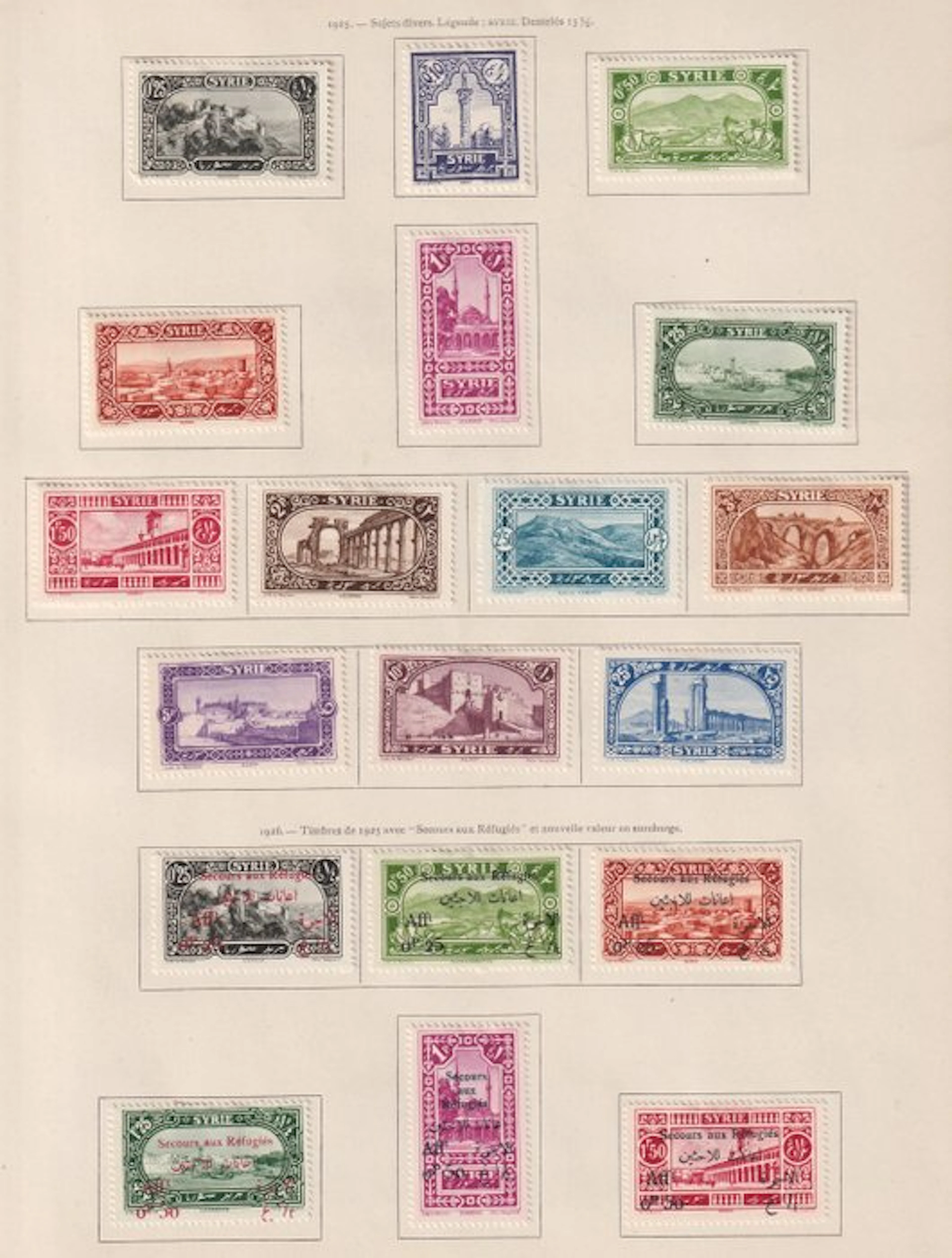 French Colony 1925/1940 - Signé Brun, superbe collection semblant complète
