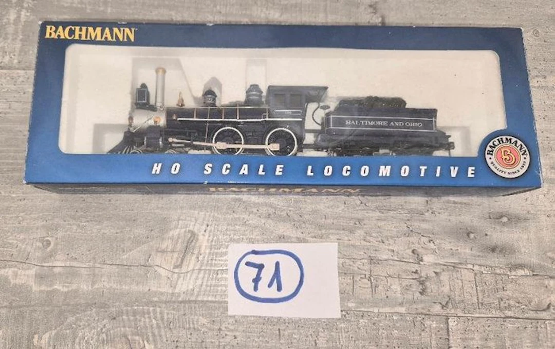 Bachmann H0 - 51144 - Steam locomotive with tender (1) - Very well maintained