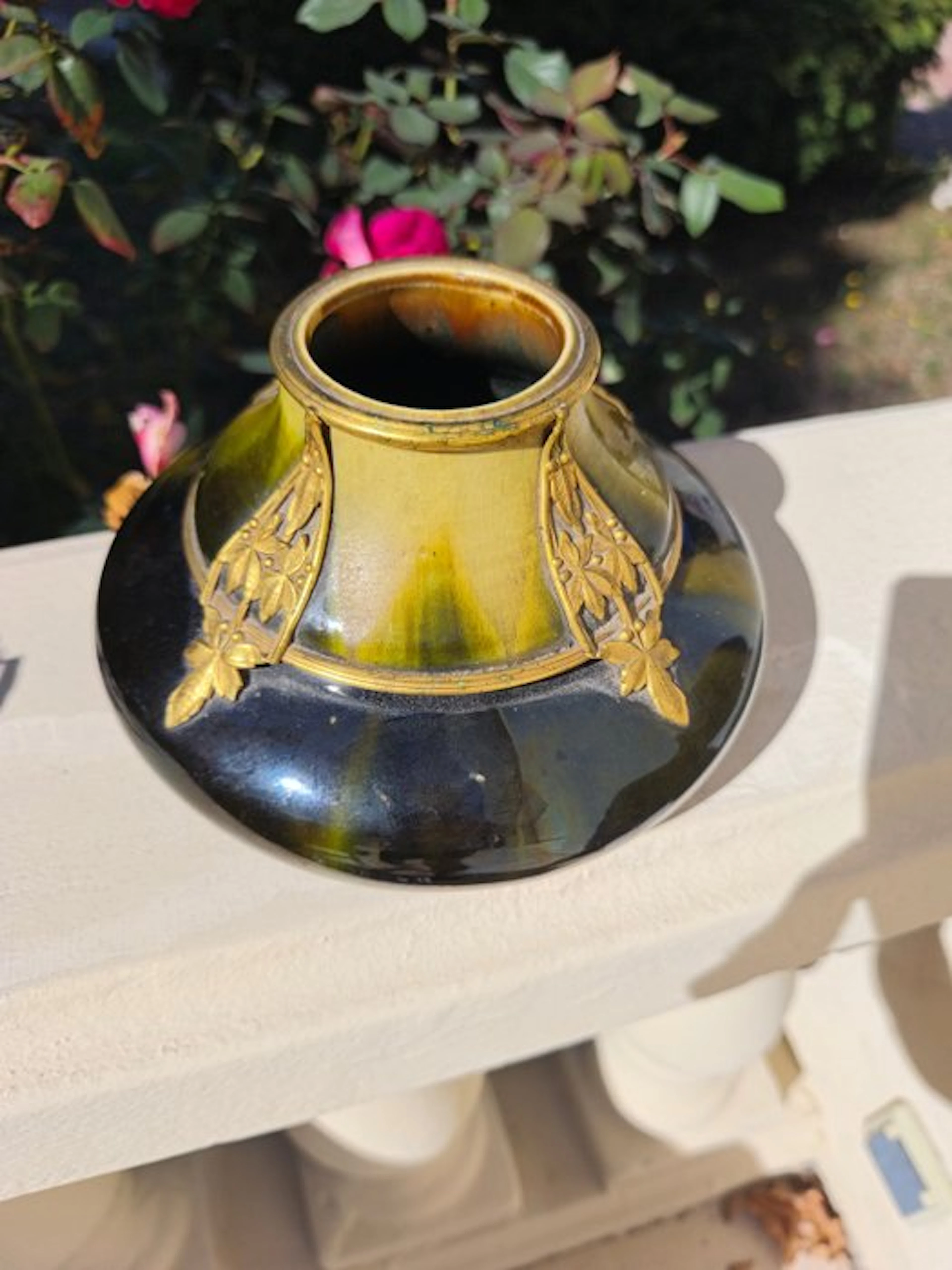 faiencerie de thulin - Vase - Earthenware - Art Nouveau vase, 1900