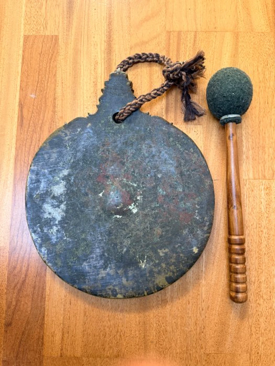 Burmese Cast Bronze Nipple Gong - Musical bell - Myanmar/Burma - 1931